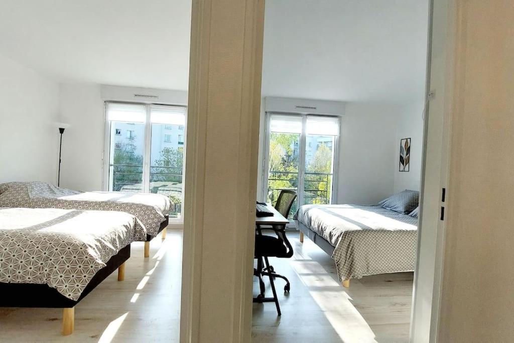 Cosy Home 2, 2 Chambres, 6 Personnes, 3 Min Gare, Parking Cergy Exteriér fotografie
